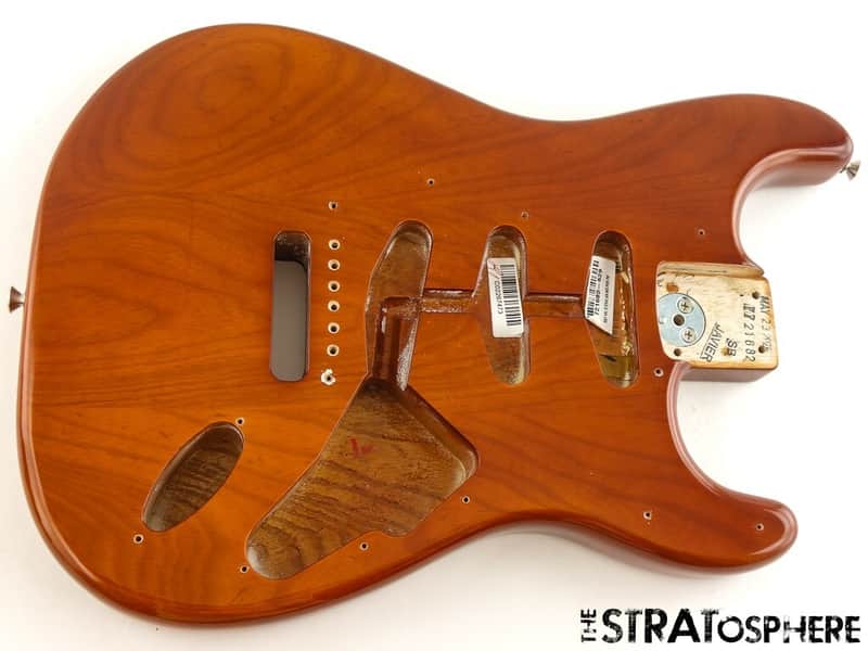 Fender AV II American Vintage 1973 Stratocaster BODY, Strat, Ash Mocha image 1