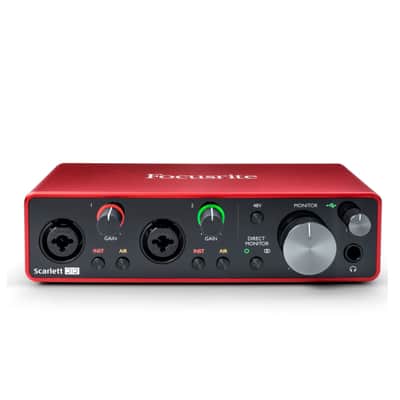 Focusrite Scarlett 2i2 4rd Gen 2x2 USB Audio Interface image 1