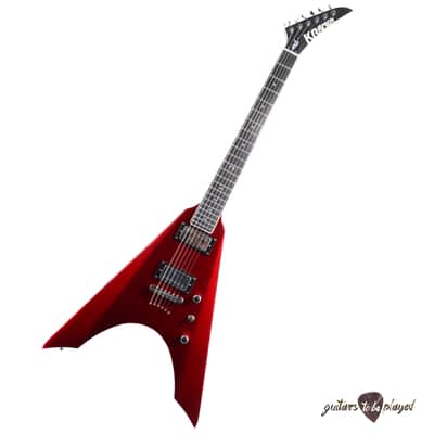 Kramer Nite V Plus Charlie Parra Signature Electric Guitar – Candy Apple Red image 1