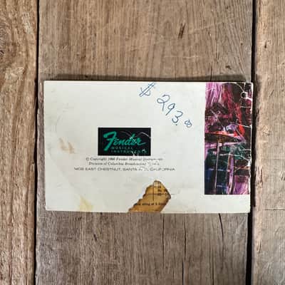 Fender Hang Tag Case Candy Jazz or P Bass 1968 image 7