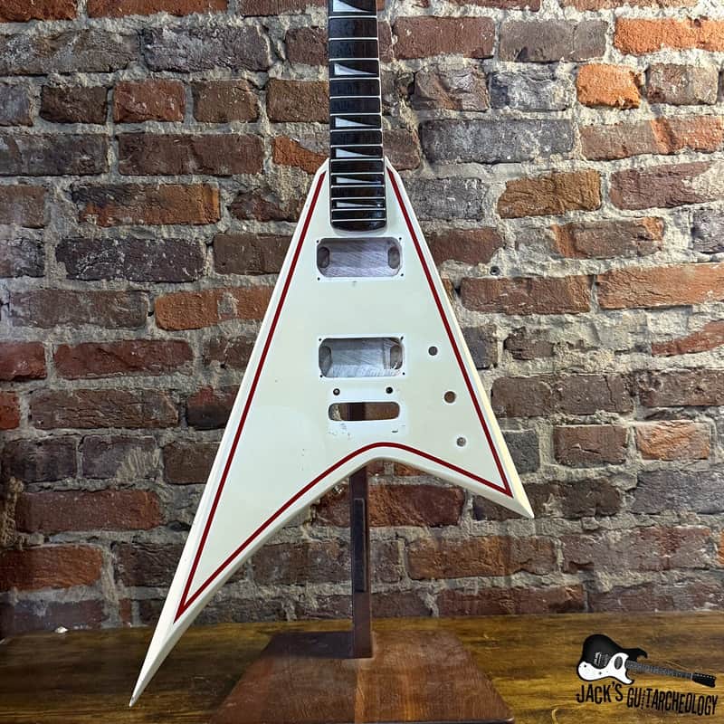 Series 10 RR-Style V Electric Guitar *PROJECT* (1990s - White) image 1
