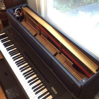 Yamaha Cp-60 upright electric grand piano 1986 Black MIJ image 10