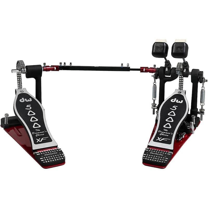 DW 5000 Series Double Bass Drum Pedal with Extended Footboard image 1