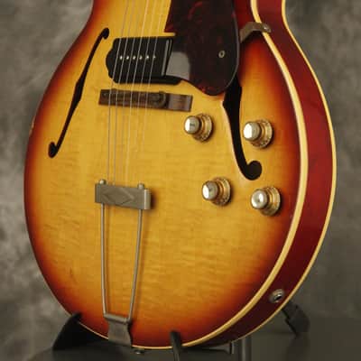 1962 Gibson ES-125 TDC Sunburst w/flame maple top image 10