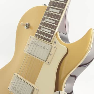 Cort CR200 GT Classic Rock Series Single Cutaway HH 2024 Gold Top 3514gr image 7