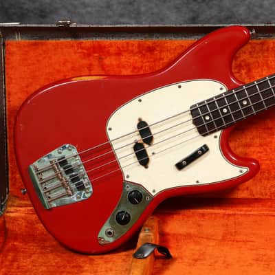 1967 Fender Mustang Bass - Dakota Red - OHSC image 1