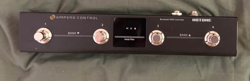 Hotone Ampero Control 4-Button Bluetooth MIDI Controller 2021 - Present - Black image 1