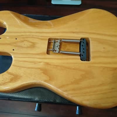 Mighty Mite Strat Style Body (Flame Top - Natural) image 3