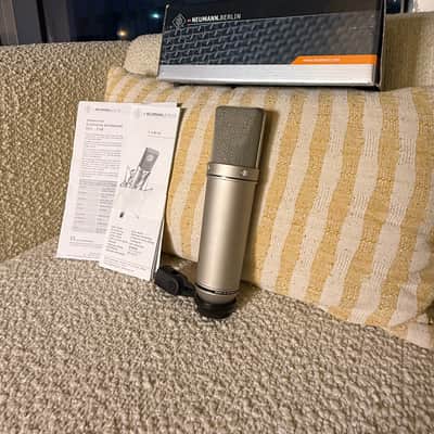 Neumann U 87 Ai Large Diaphragm Multipattern Condenser Microphone 1986 - Present - Nickel image 4