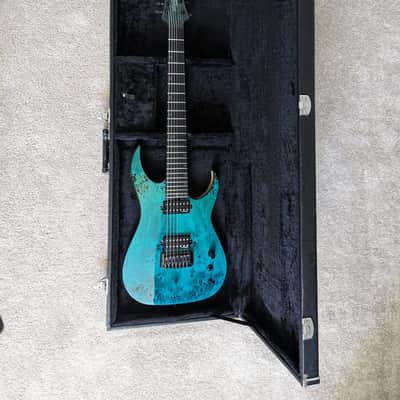 Schecter Keith Merrow KM-7 Mk III 7 String Electric Guitar Lagoon Fade image 2