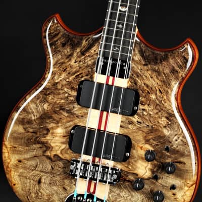 Alembic Stanley Clarke Deluxe - Buckeye Burl image 15
