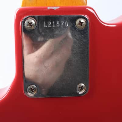 1964 Fender Jazz Bass fiesta red image 11