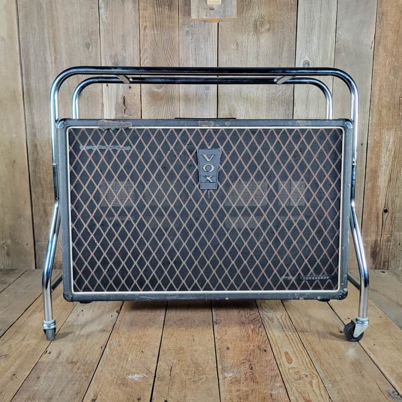 Vox Conqueror Cabinet With Trolley No Speakers Late 1960s image 1