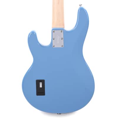 Sterling By Music Man StingRay RAY4 Chopper Blue Bass Guitar image 3