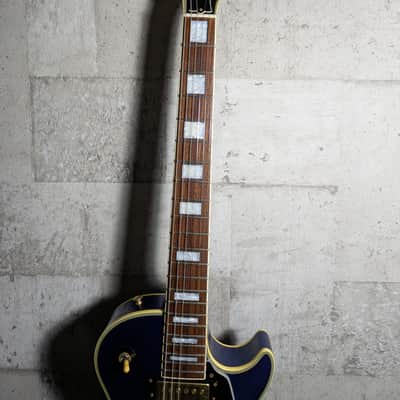Fernandes Burny RLC-70 Les Paul Custom 90's Metallic Blue MIJ Japan image 3