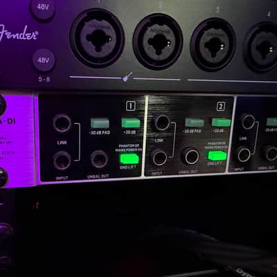 Behringer Ultra-DI Pro DI800 Phantom Powered 8-Channel Direct Box 2010s - Black / Silver image 4