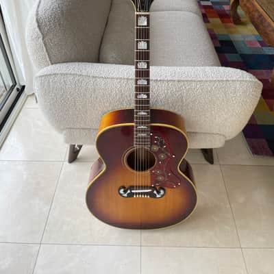 Gibson J-200 1969 - Cherry Sunburst image 4