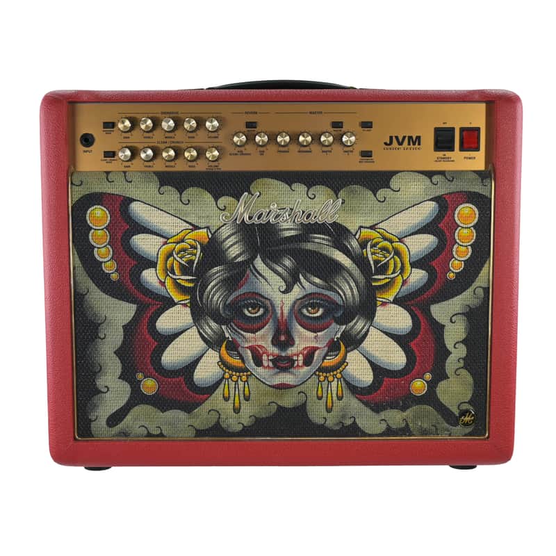 Marshall JVM 215 Customshop Tattoo Vicky Morgan image 1