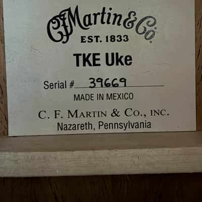 Martin 11TKEUKE Tenor Ukulele w/ Gig Bag & Free Pro Setup image 7