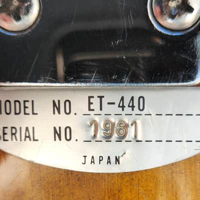 RARE! Teisco Del Rey ET440 Offset 4 DeArmond Pickup Spectrum 1960s Japan image 10