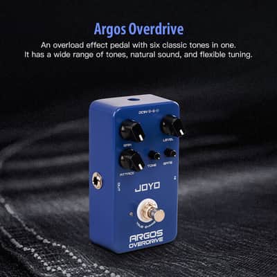 Joyo JF-23 Argos Overdrive Pedal Built-in Noise Gate for Electric Guitar or Bass True Bypass image 8