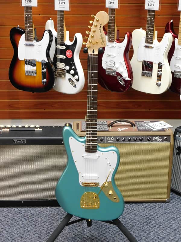 Squier by Fender Affinity Series Jaguar with Upgrades LACE SENSOR! image 1
