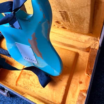 Fender Custom Shop '62 Stratocaster Heavy Relic Seafoam Green image 4