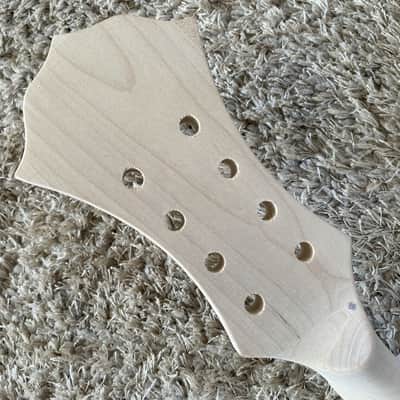 Semi Finished 8 String F Style Mandolin DIY Project, Spruce Top Body, Maple Neck, Rosewood Fingerboard image 13