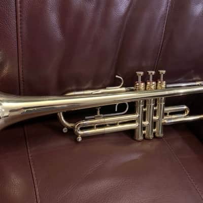 Getzen 300 Bb Trumpet SN K9440 (100% new clear lacquered brass) image 6