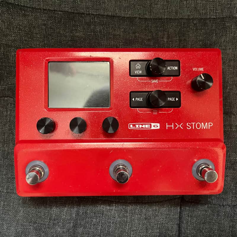 Line 6 HX Stomp Limited Edition Red image 1