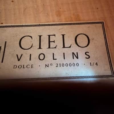 Cielo Dolce 1/4 Violin SN: 2100000 With Case and Bow image 2