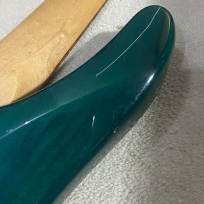 WashBurn BANTAM XB - 600 1994 - 1998 - TRANSPARENT GREEN 6 String image 6