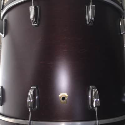 Ludwig 5pc Classic Maple Drums 2022 - Satin Mahogany image 3