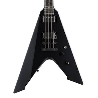 ESP LTD James Hetfield Signature Vulture Electric Guitar - Black Satin image 1