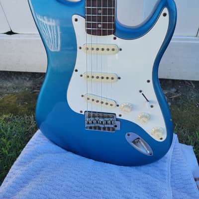 Ishibashi Mavis MIJ Japan Stratocaster 80s In Daphne Blue image 3