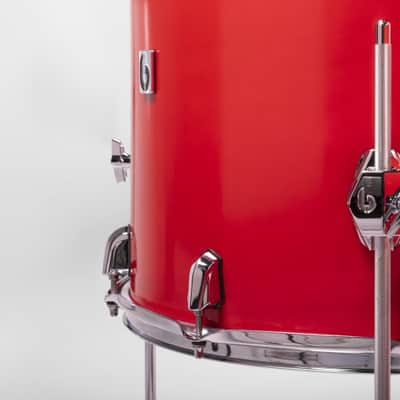 British Drum Company Enigma 3pc Club Drum Set Satin Scarlett. New with Full Warranty! image 14