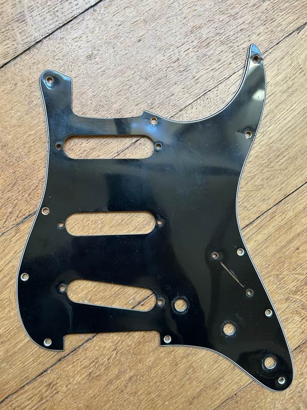 Stratocaster pick guard & knobs 1976 - Black image 1