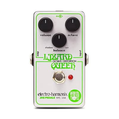 Electro-Harmonix / JHS Nano Lizard Queen Octave Fuzz 2023 - Present - Silver / Green image 1