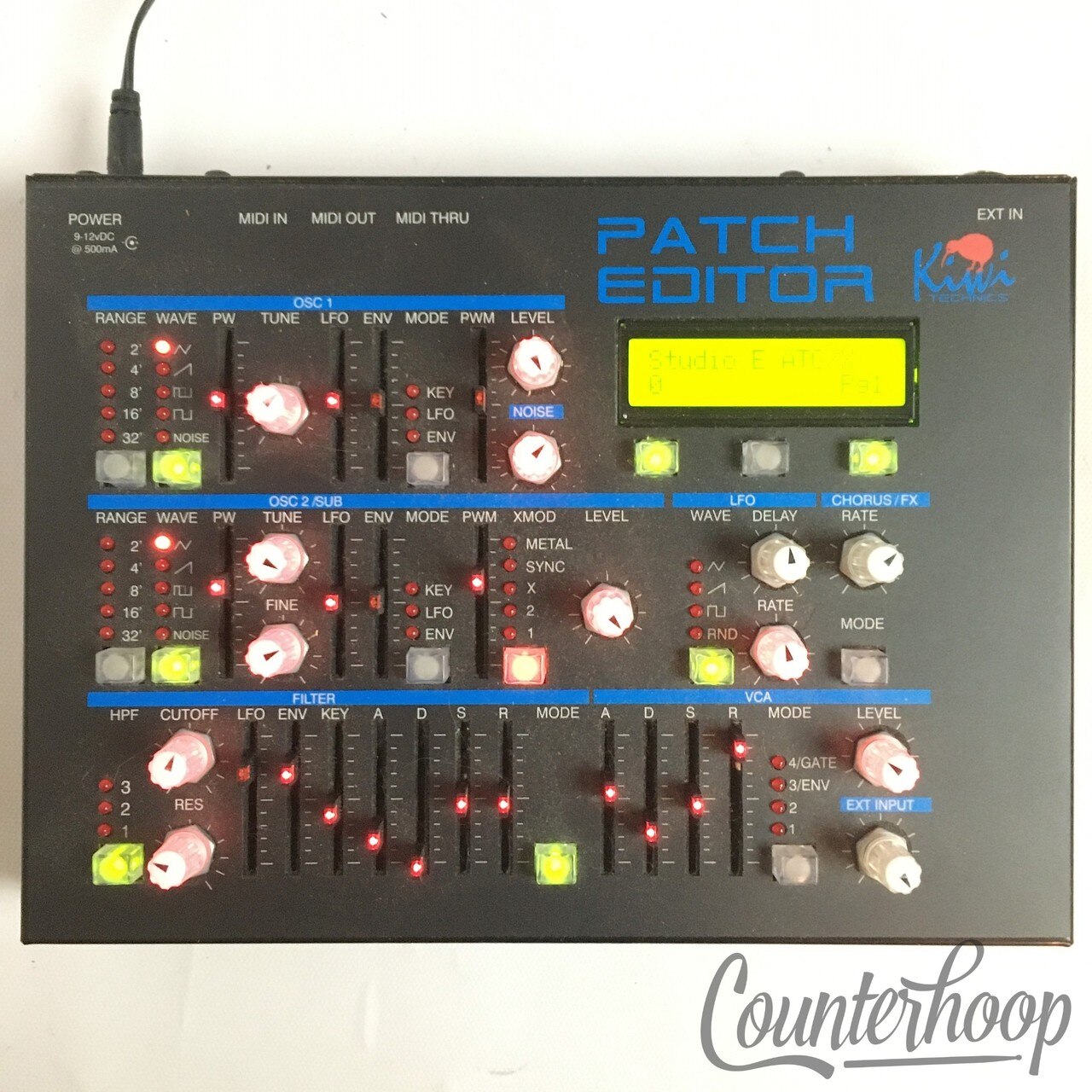 Kiwi Technics Patch Editor Hardware Synth Controller KiwiTechnics MIDI PG300 MPG — main photograph