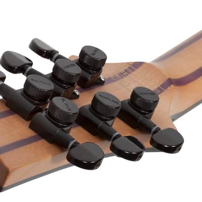 Schecter C-1 Exotic Ebony Electric Guitar - Natural Satin (3337) image 6