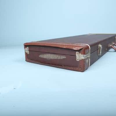 Quest Vintage Hardshell Electric Mini Guitar Case Brown Tolex image 7