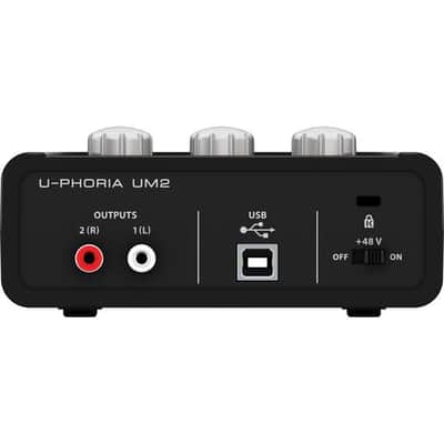 Behringer UM2 Audiophile 2x2 USB Audio Interface With XENYX Mic Preamplifier image 4