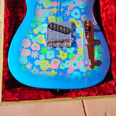 Fender TL-69 TELECASTER MIJ BLUE FLOWER 2016 image 2