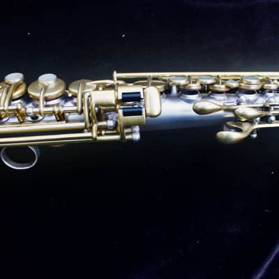 Martin Handcraft Phase III Soprano Sax - 1928 - Silver plated body, gold washed bell, gold plated keywork image 13