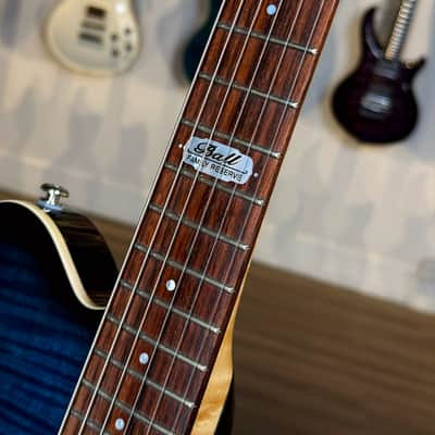 Ernie Ball Music Man Axis Super Sport BFR (Ball Family Reserve) - Translucent Blue Burst image 10