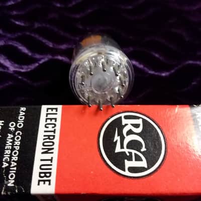 Vintage RCA 12AT7 Preamp Tube Grey Plate ECC81 NOS image 6