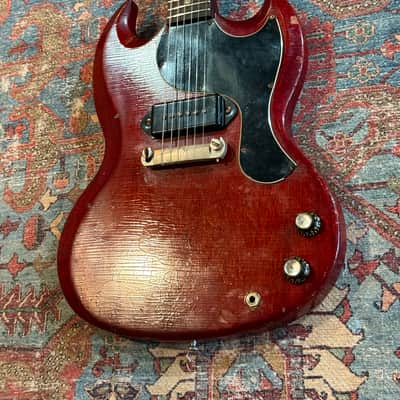 Early 1965 Gibson SG Junior - Cherry - Wide Nut image 3