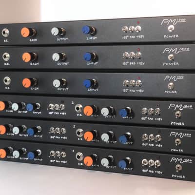 Yamaha PM 1000 "High Gain" vintage microphone preamp, CYCLOPS AUDIO racked 1 channel with DI image 3