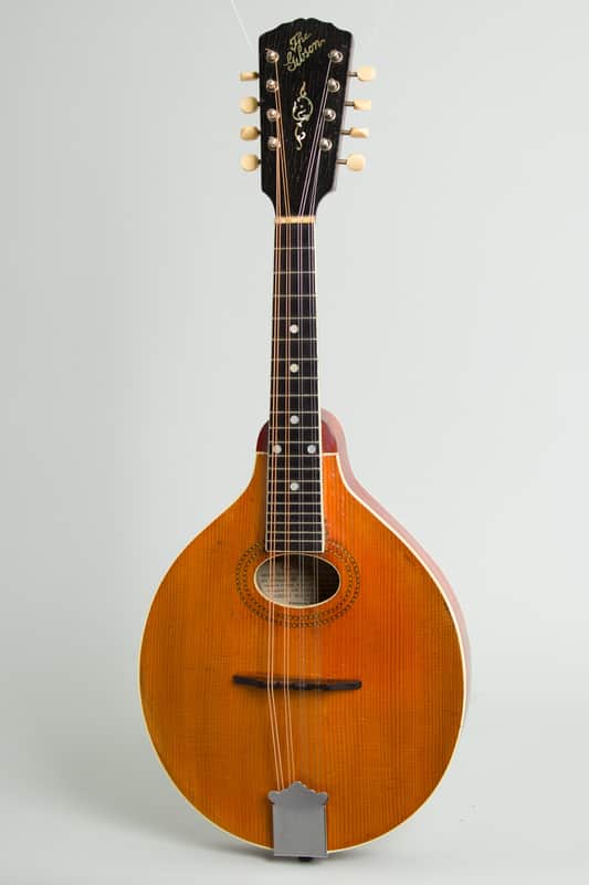 Gibson A-3 Carved Top Mandolin (1914), ser. #25760, black soft shell case. image 1