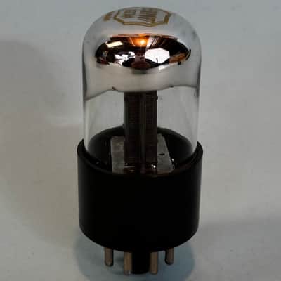 1950s Sylvania 6SN7GTA Vintage Black Plate Chrome Top Tube! T553 image 3